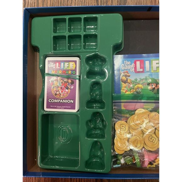 The Game of Life: Super Mario Edition Board Game READ Nintendo official Luigi - Picture 6 of 7